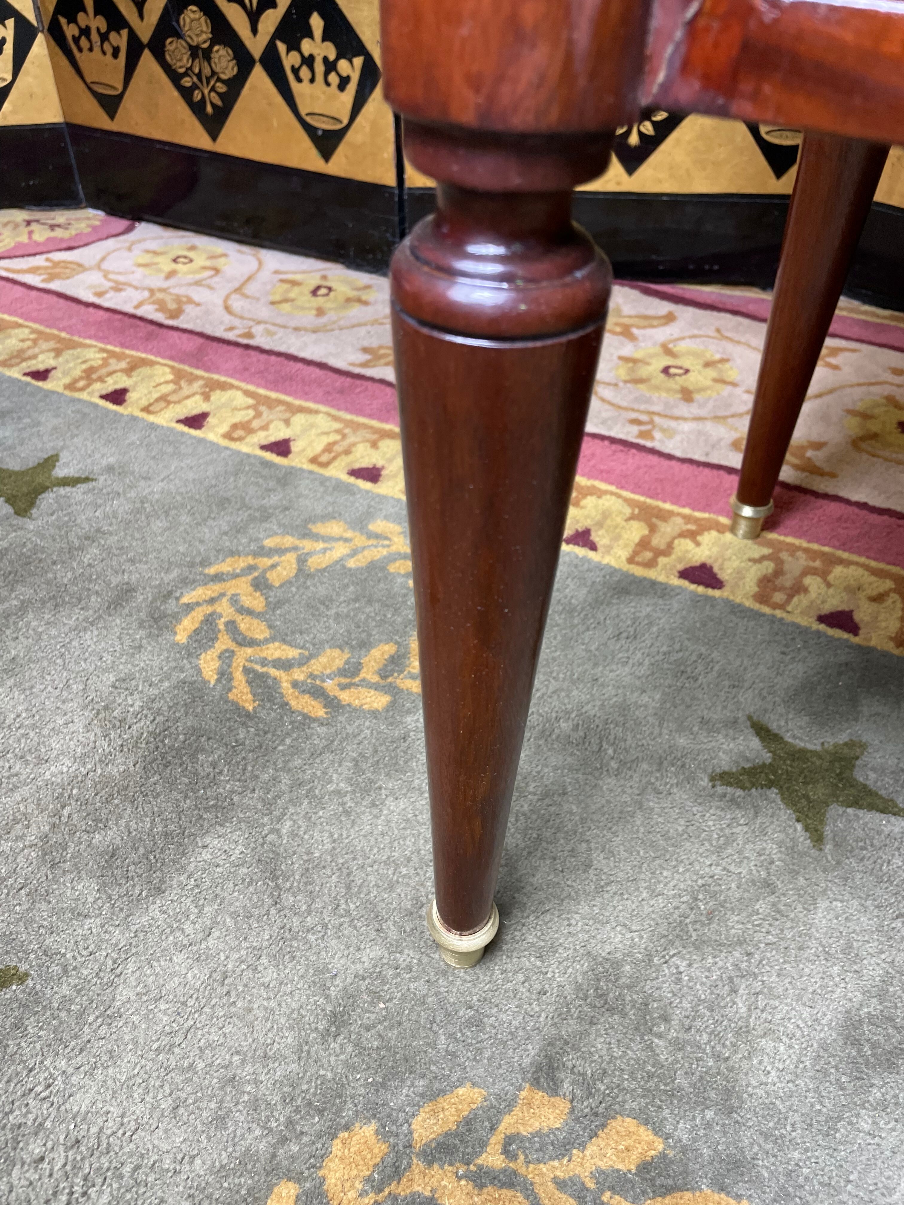 Restored Louis XVI style mahogany chest of drawers