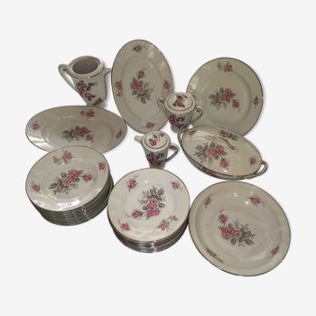 Service de table en porcelaine de 29 pièces