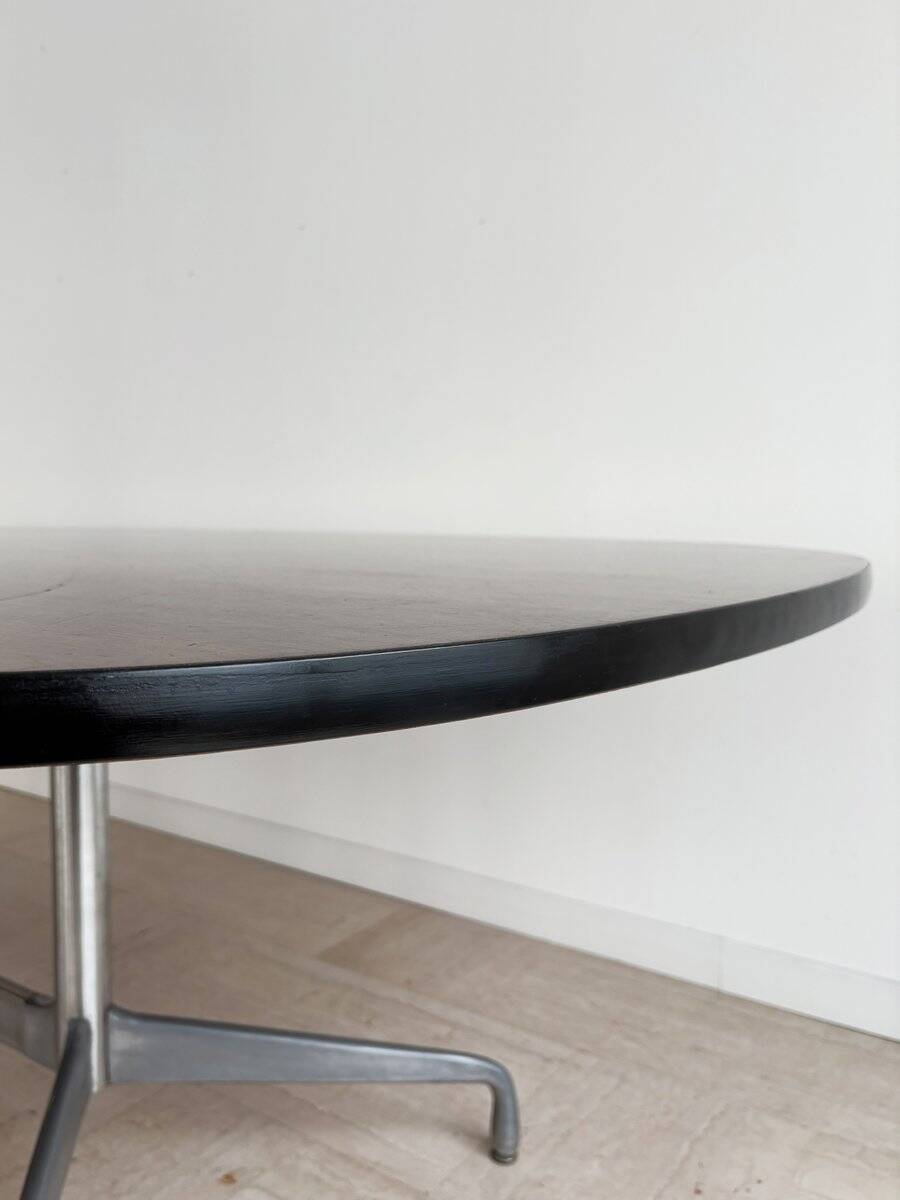 Large Wood and Aluminum Table by Charles & Ray Eames for Herman Miller, 1960s
