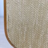 Rattan and wicker coffee table