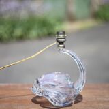 Pied de lampe en cristal