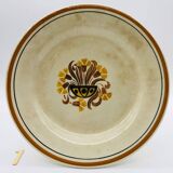 Set of 2 low compote bowls, Creil and Montereau – Carnation model.