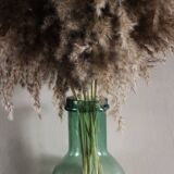 Large Green Glass Bottle Vase