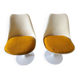 Paire de chaises tulipe knoll eero saarinen 1957