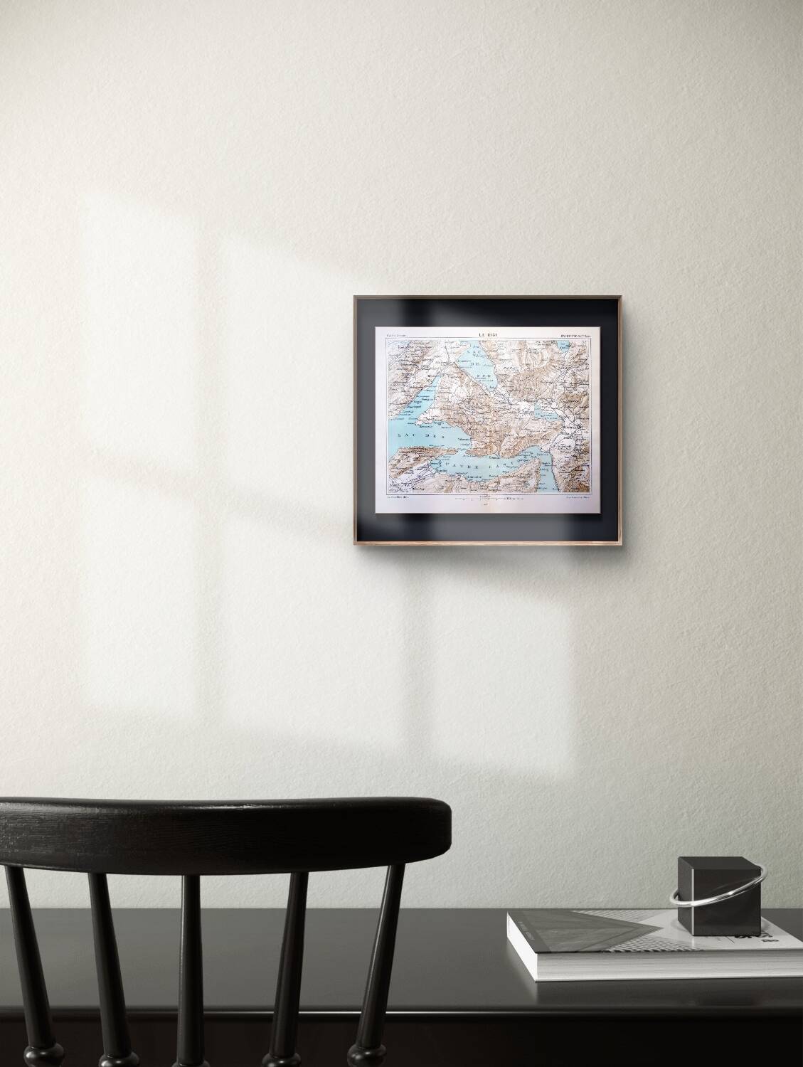 Printed in 1844, Le Rigi, Switzerland.