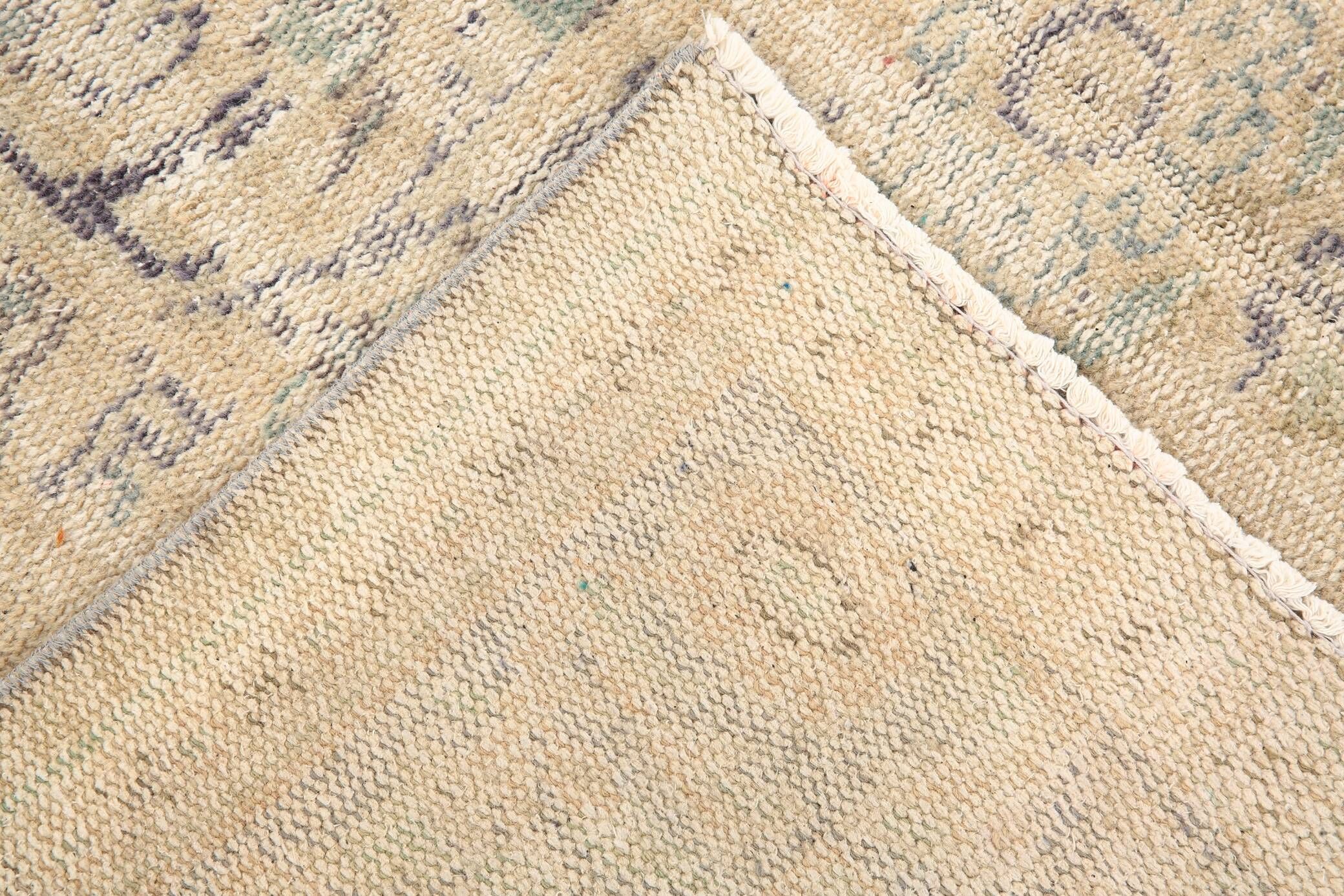 5x9 Beige & Blue Handmade Wool Turkish Rug, 166x272Cm SK 2401 FREE SHIPPING