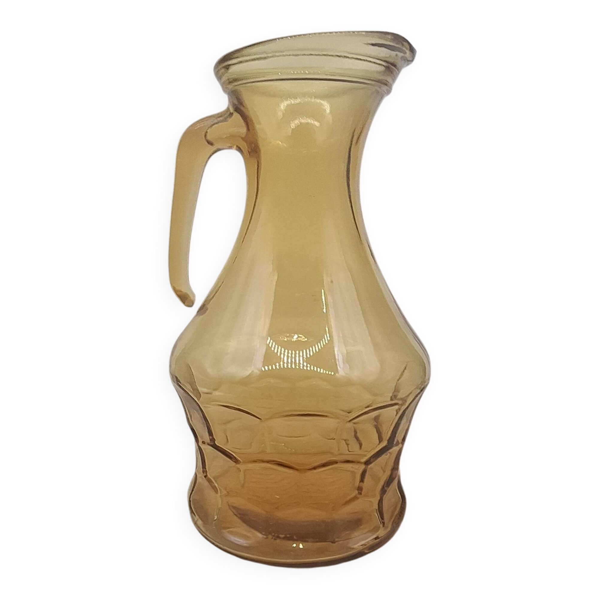 Carafe ambrée italienne