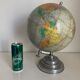 Vintage globe 1950 terrestrial Girard Barrère cream - 36 cm