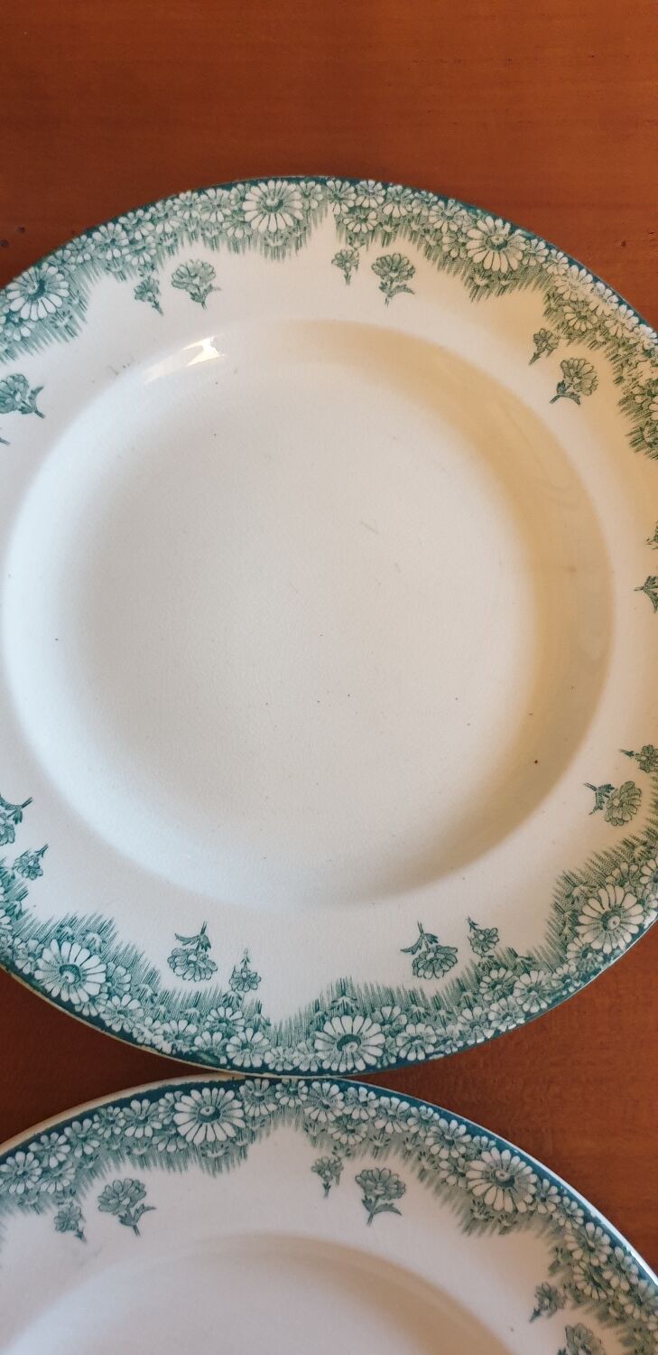 Six longwy chatenet model plates