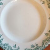 Six assiettes longwy modèle chatenet