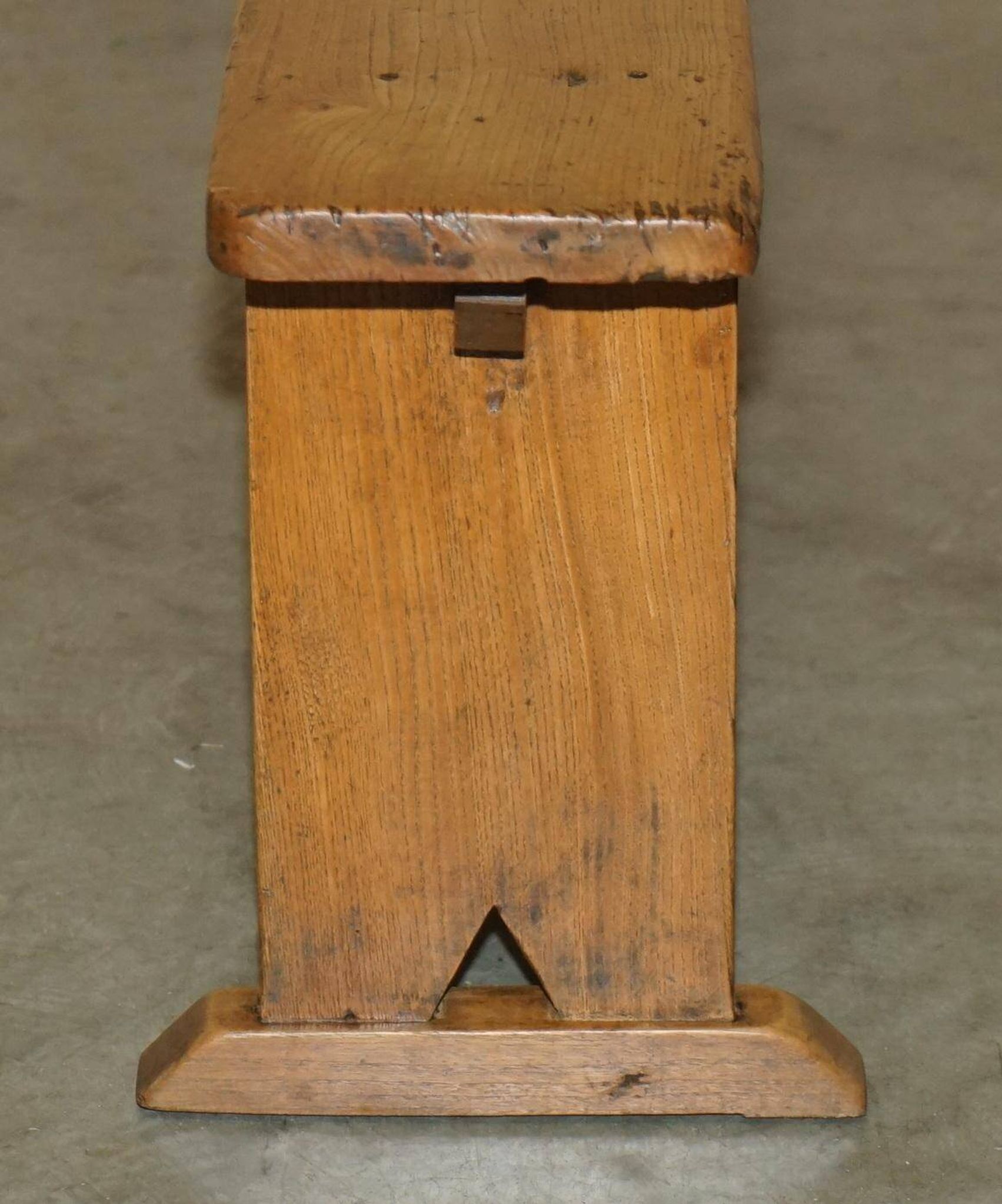 Paire de bancs victorienne en chêne