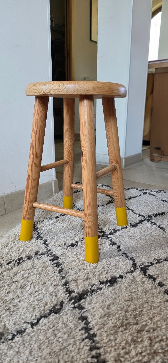 Restored vintage stool