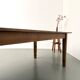 Very large farmhouse table in solid oak.