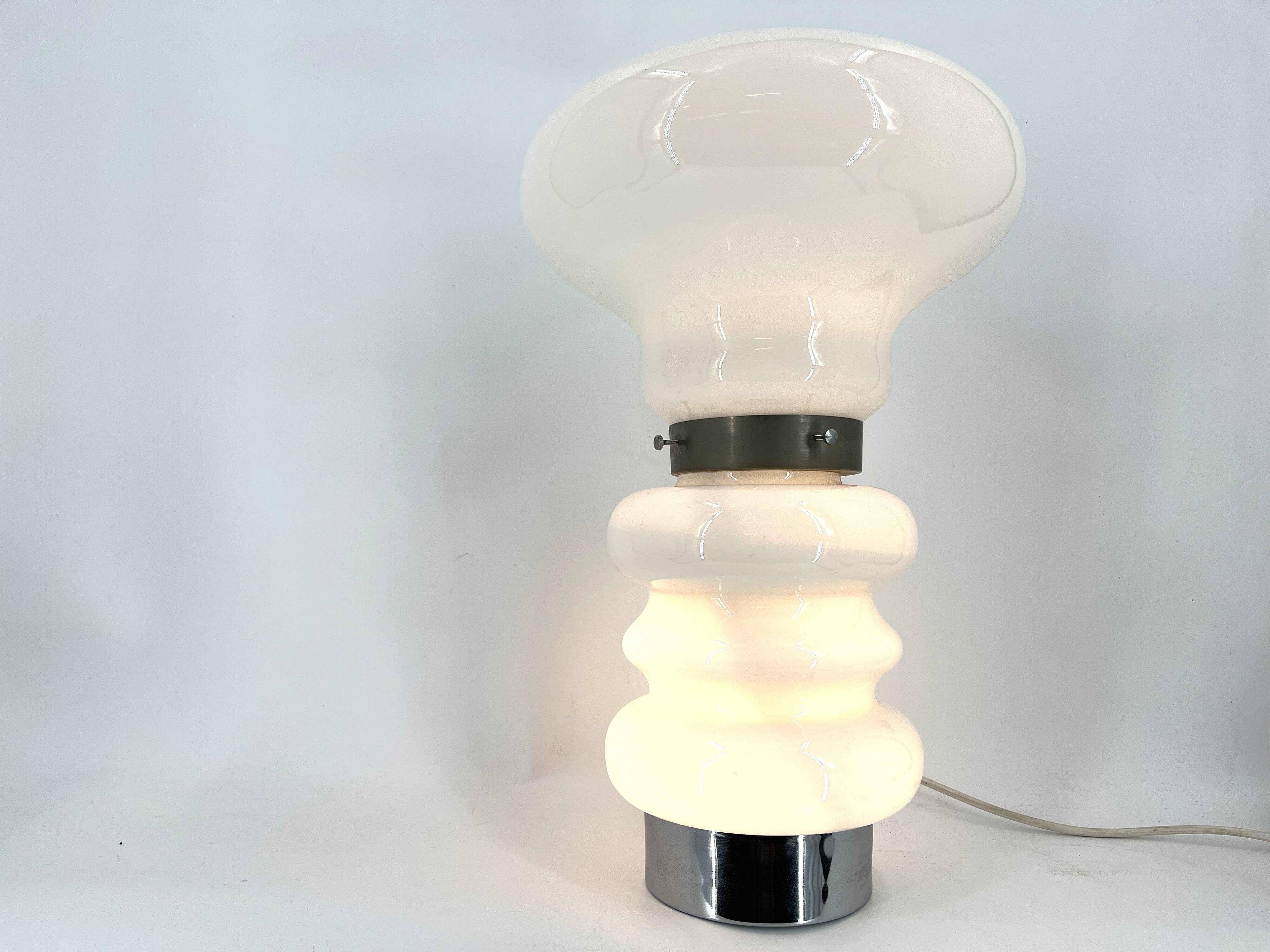 Vintage murano glass table lamp, 1960s