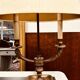 Antique French Bouillotte table lamp