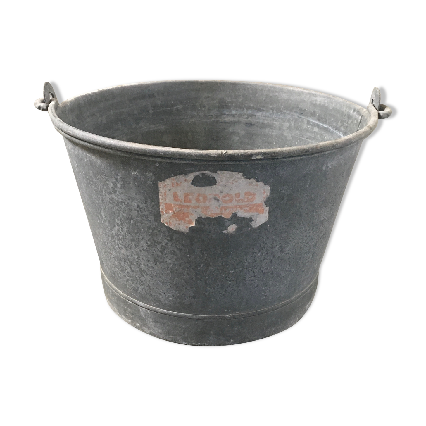 Vintage Leopold zinc bucket