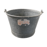 Seau en zinc Léopold  vintage