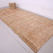 Peach Vintage Moroccan Rug 164 x 376 cm - Berber Wool Rug - Handmade Rug