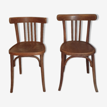 Paire de chaises bistrot