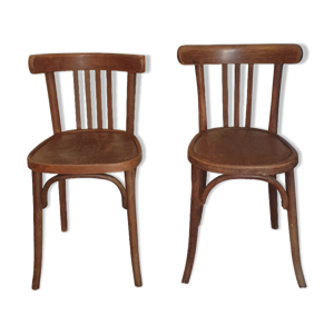 Paire de chaises bistrot