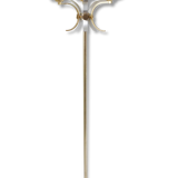 Lampadaire acier et verre 1970 vintage design 70's funky retro pop space age seventies floor lamp