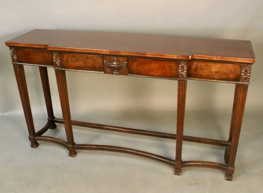 English Mahogany Console Victorian Period