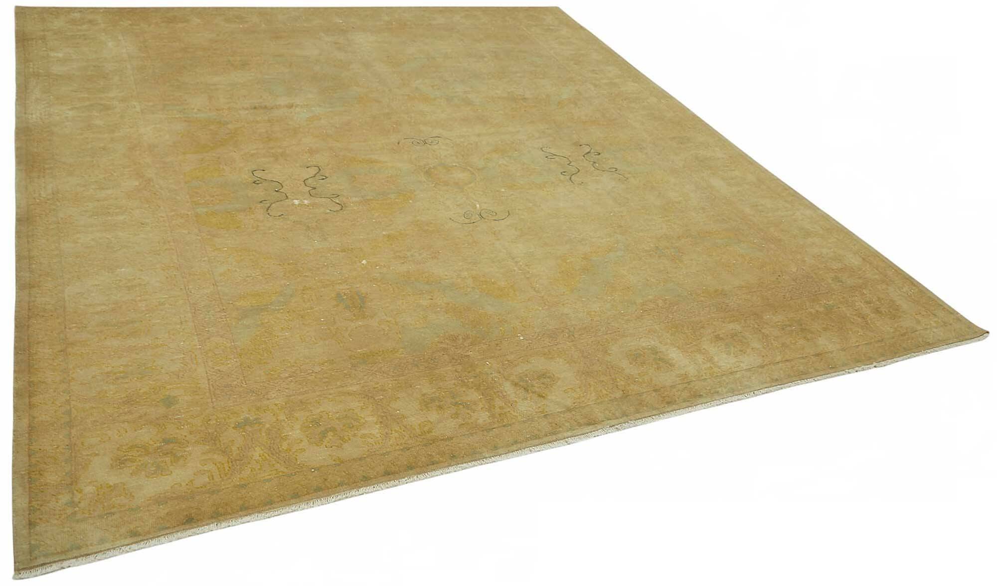 Turkish Handknotted Wool Oushak Rug 257 cm x 303 cm