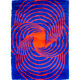 Tapis de laine psychédélique, Italie, années 1970