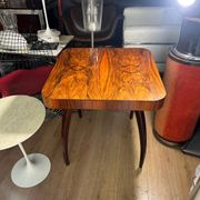 Table Spider en noyer de Jindrich Halabala, années 1950