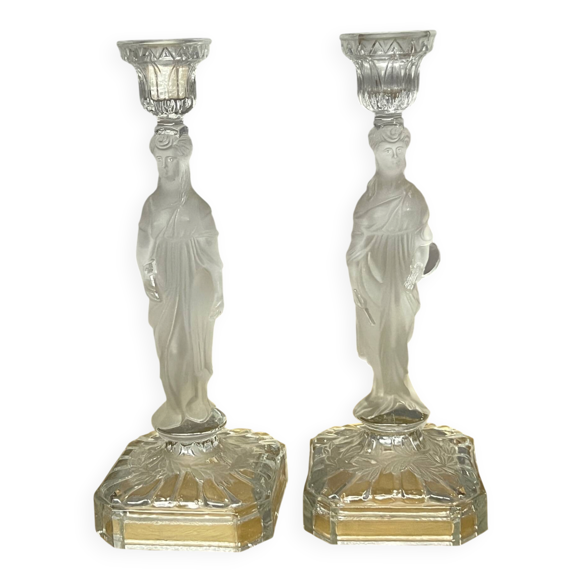 Pair of candlesticks.