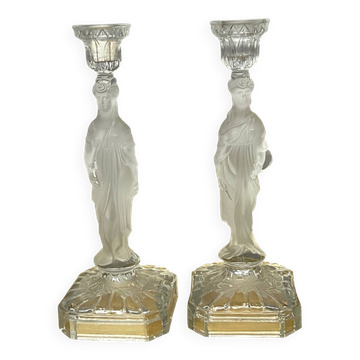 Pair of candlesticks.
