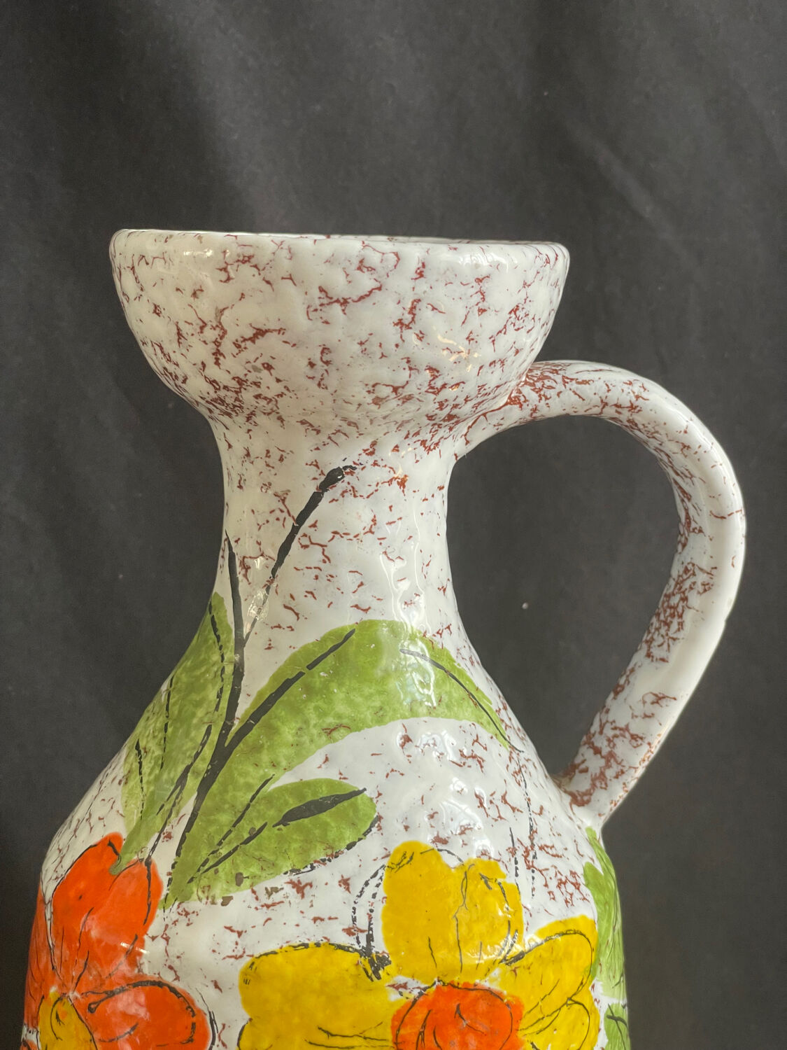 Vintage vase flowers Italy