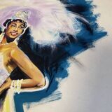Original gouache of the poster "Paris, My Loves" by Joséphine Baker, 1959 • ART