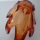 Sommerso Murano Glass Bowl, Italy, 1960s