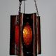 Suspension, Potiers d'Accolay, Patinated Copper and Fractal Resin, Circa 1970