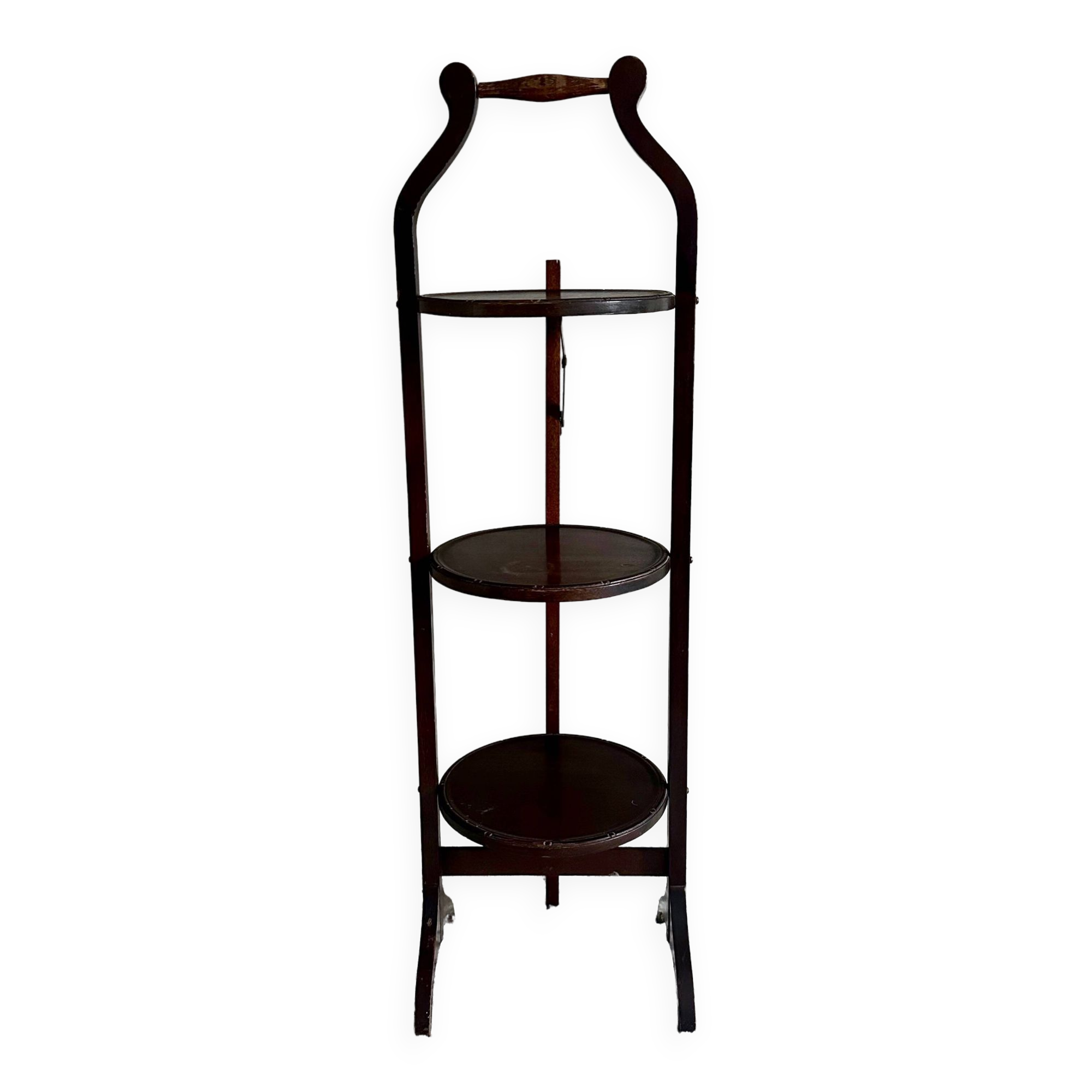 Antique Edwardian cake stand, foldable, 1900