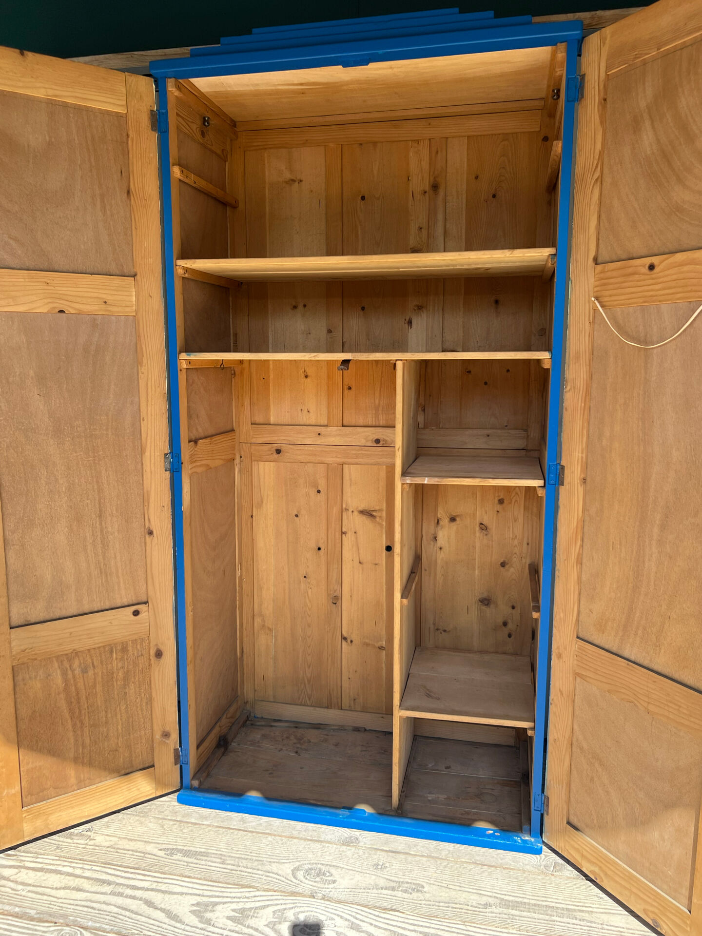 Blue wardrobe