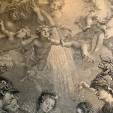 Pierre Paul Rubens, the exchange of the two queens, engraving