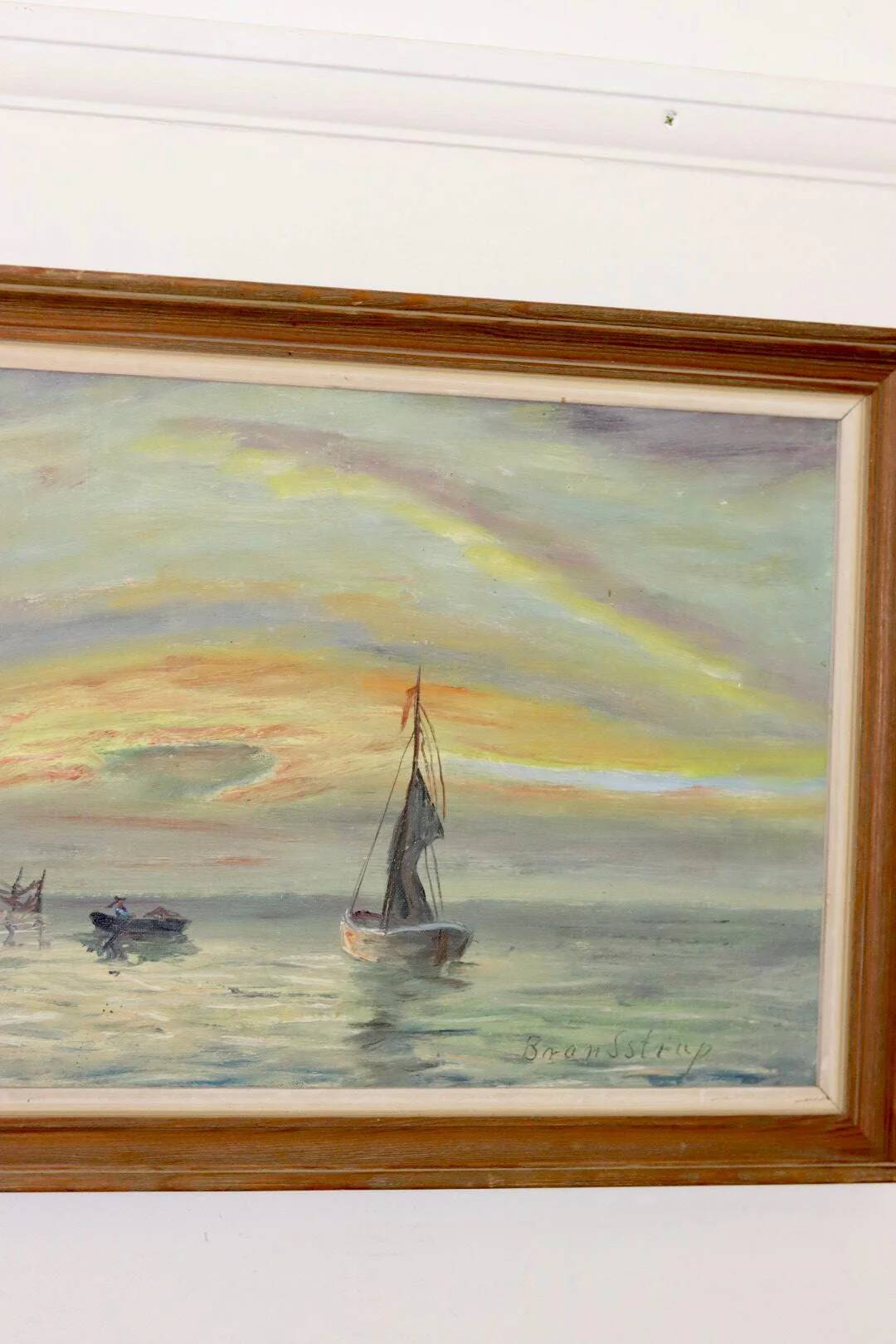 "Boats at Sunset" by Kaj Brandstrup