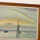 "Boats at Sunset" by Kaj Brandstrup