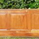 Low wall panelling 8.65m panelled with mouldings wainscoting skirting.