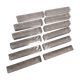 Series of 12 cut crystal knife holders 1950