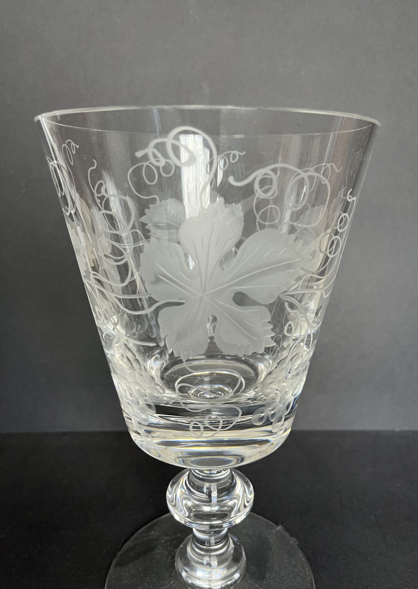Vase rince raisin