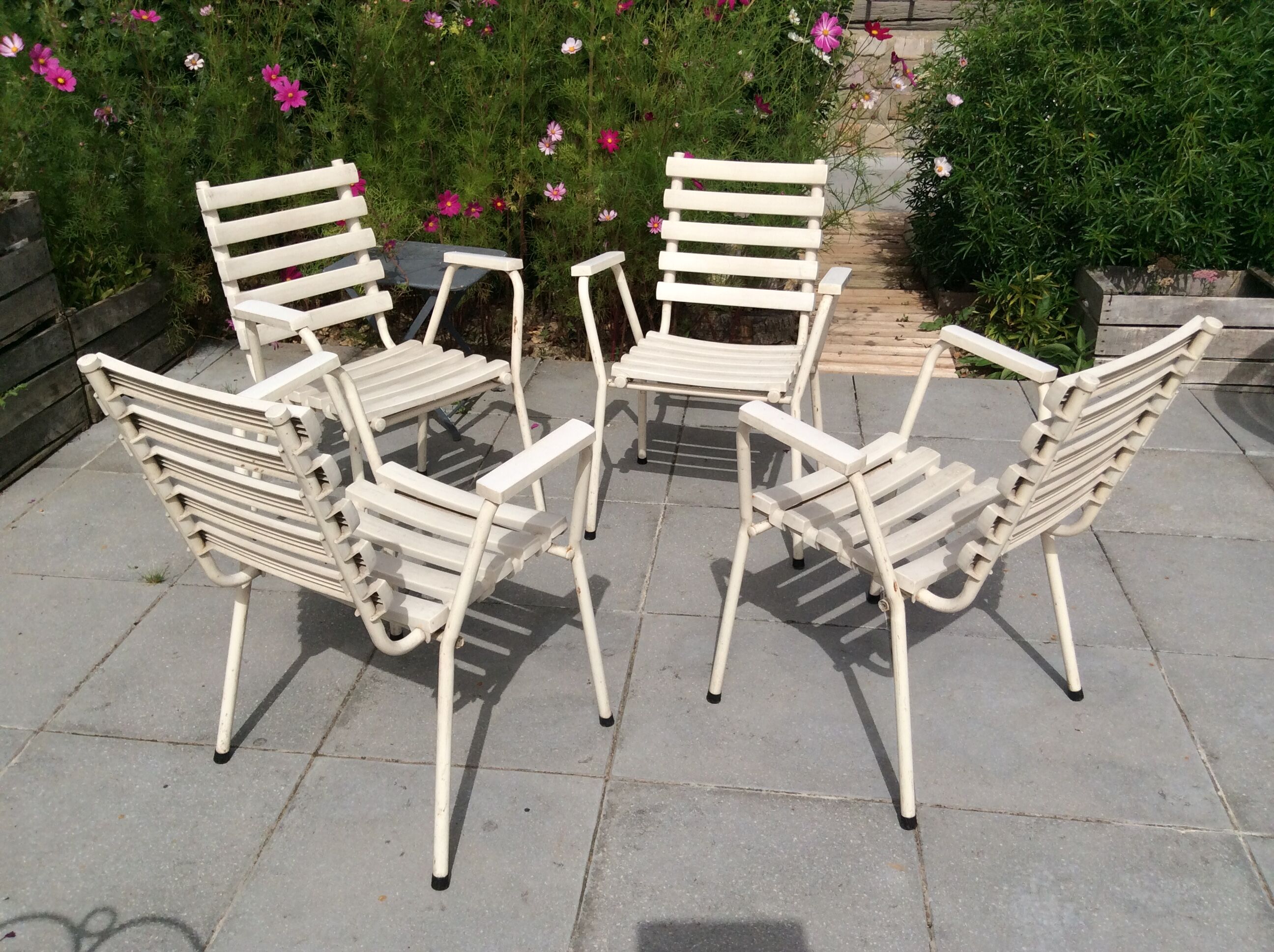 4 fauteuils de jardin