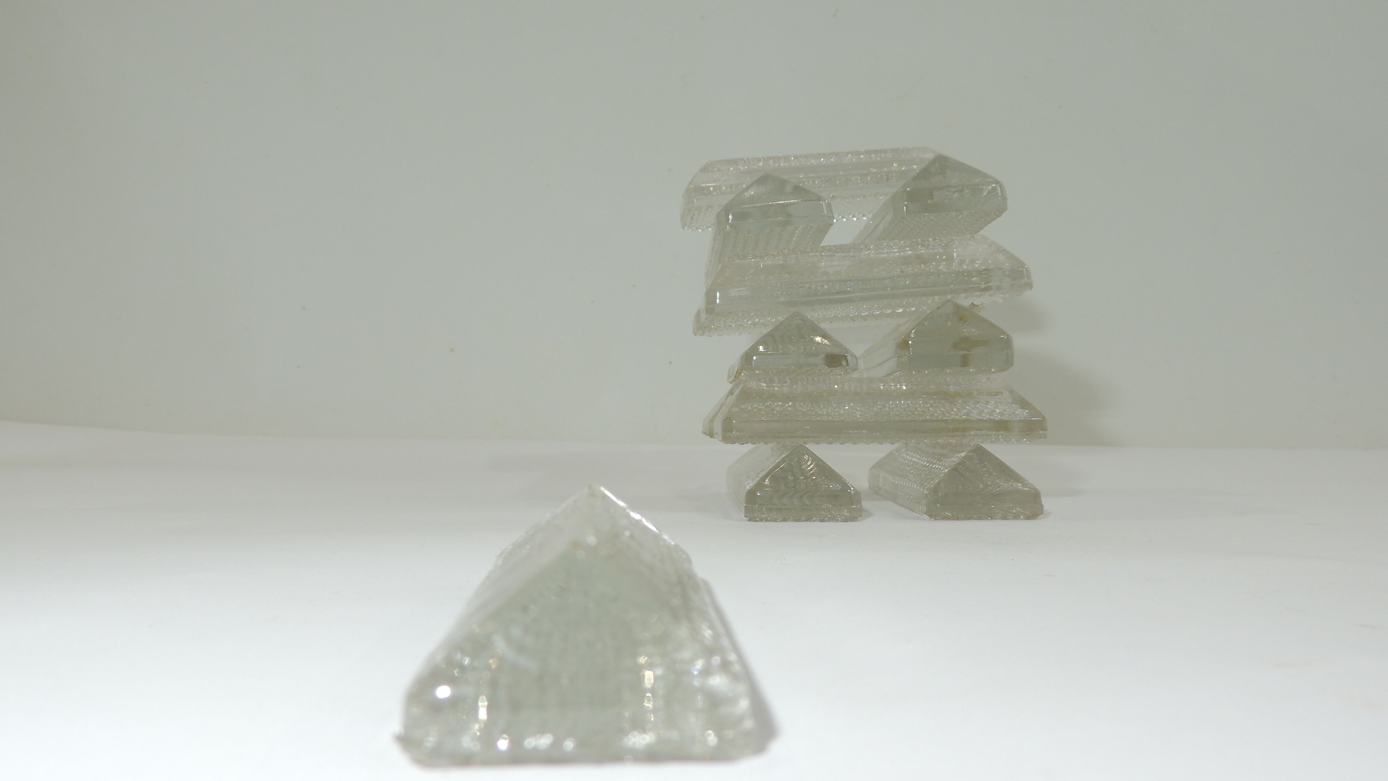 Twelve bead/vintage glass knife holders