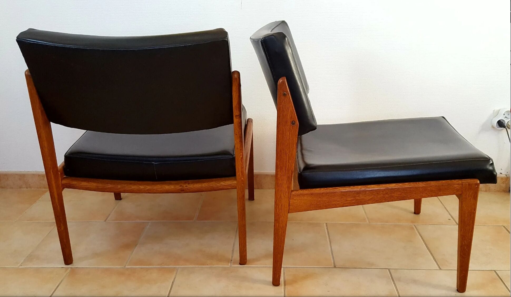 French design armchairs 1950