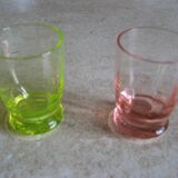 2 vintage liqueur glasses - Ouraline-