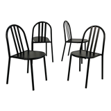 Set of 4 chairs Nr 222 by Robert Mallet Stevens for Pallucco Italia, 1980