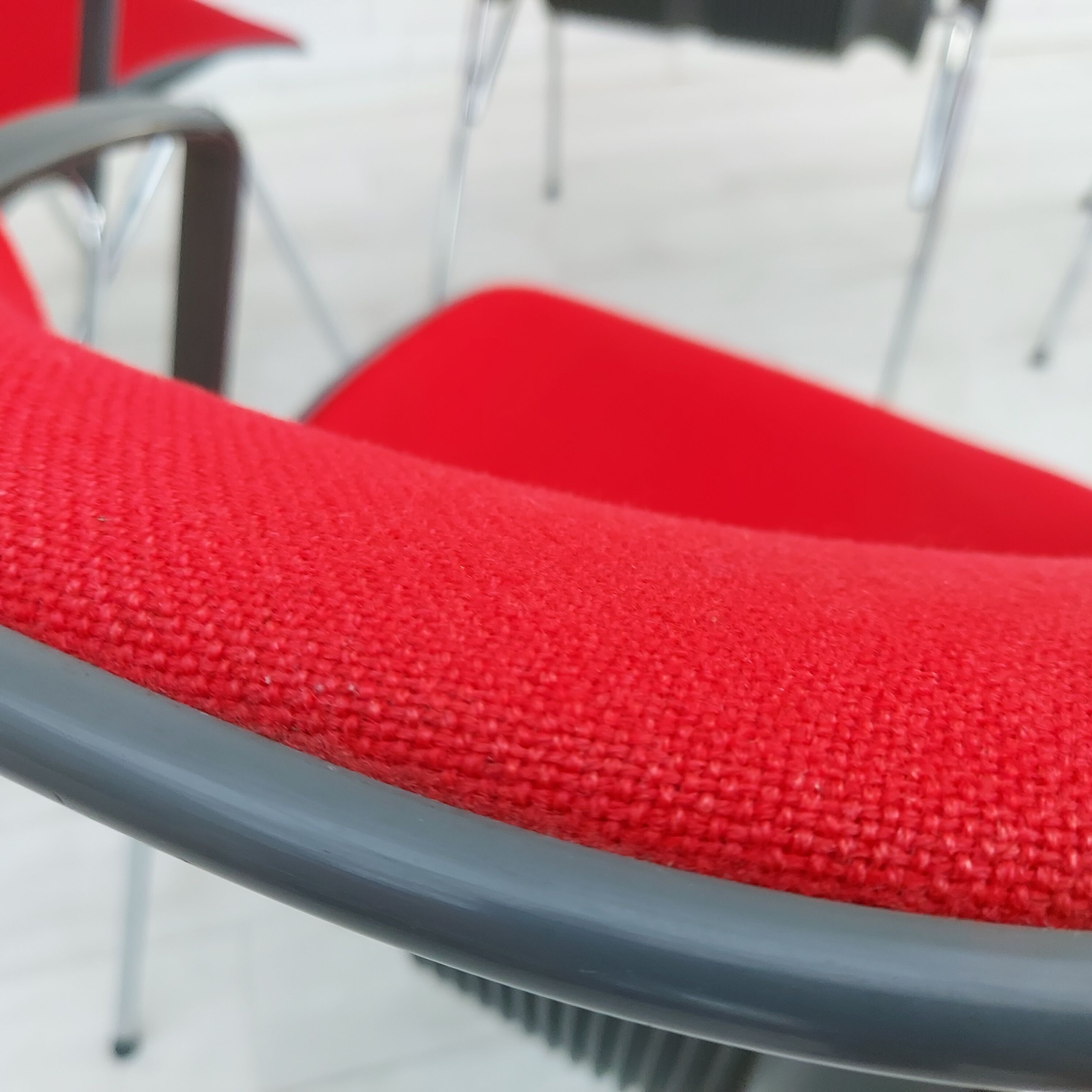 90s, Danish design by Alfred Homann, set of six "Ensemble" chairs, original condition