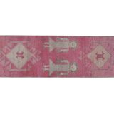 Vintage Turkish rug from Oushak, hand-woven 96x318 cm
